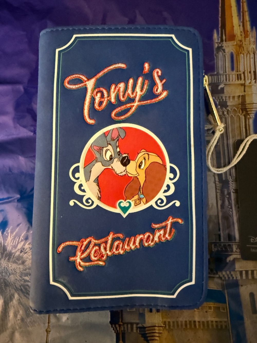 Loungefly - Disney Lady and the Tramp / Heart Card Holder / Slim Wallet